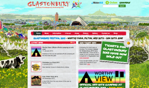 Form and Function between websites for Festivals.